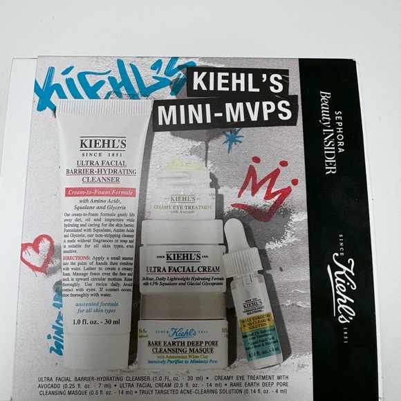 Kiehl's Other - Kiehl’s Mini MVP Skincare Set Sephora Beauty Insider Travel Size NEW